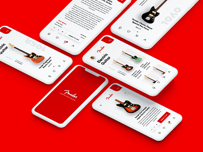 Fender Mobile App Concept Design