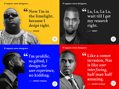 Hip-Hop UX Quotes hiphop hiphopux quote design rapper rappers ux quotes
