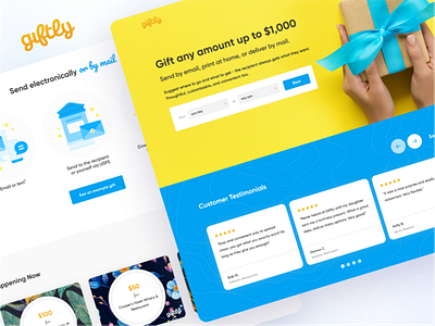 Giftly Website Design