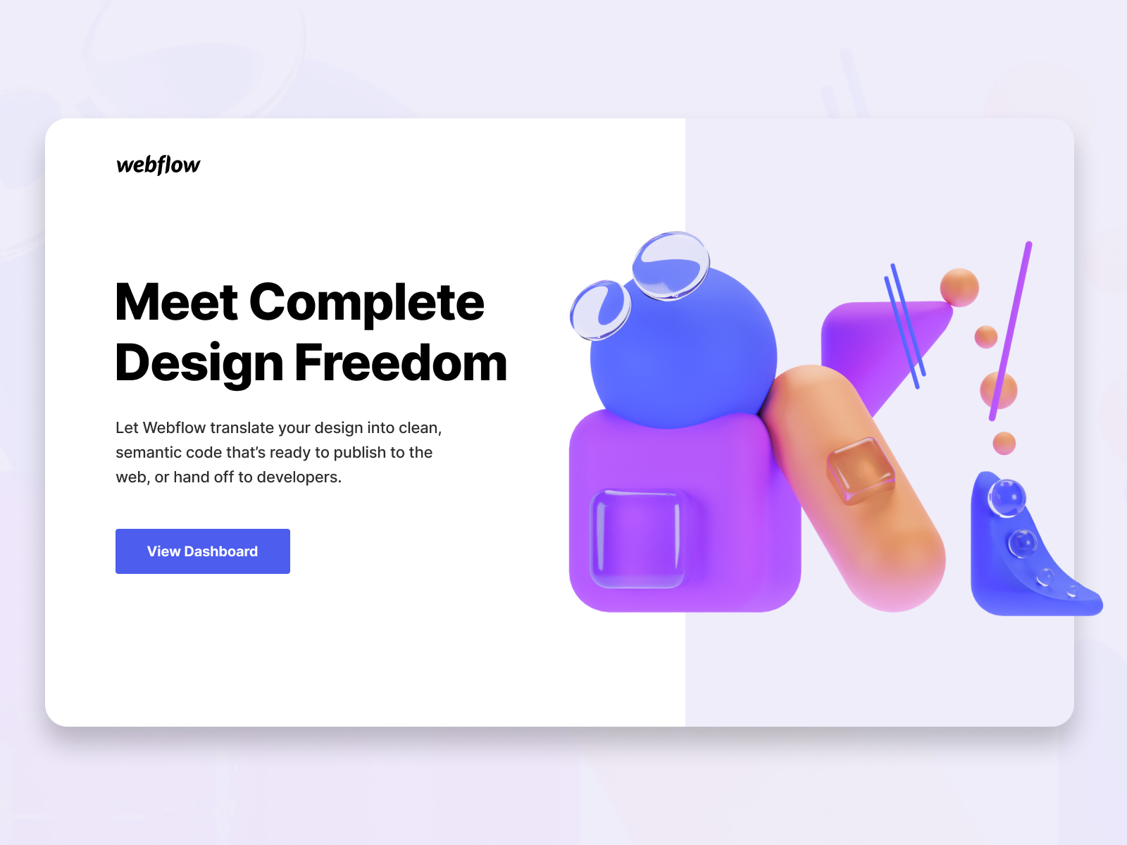 Webflow Landing Page 🏴 by Alexander Shatov on Dribbble
