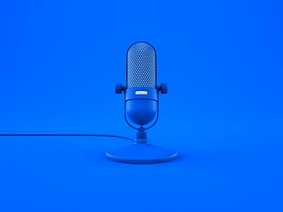 🎙 Fluix Podcasts Illustration 3d 3d animation blender blender 3d cinema 4d cover design fluix illustration illustration art mic microphone model octane podcast podcasts readdle render speaker transition