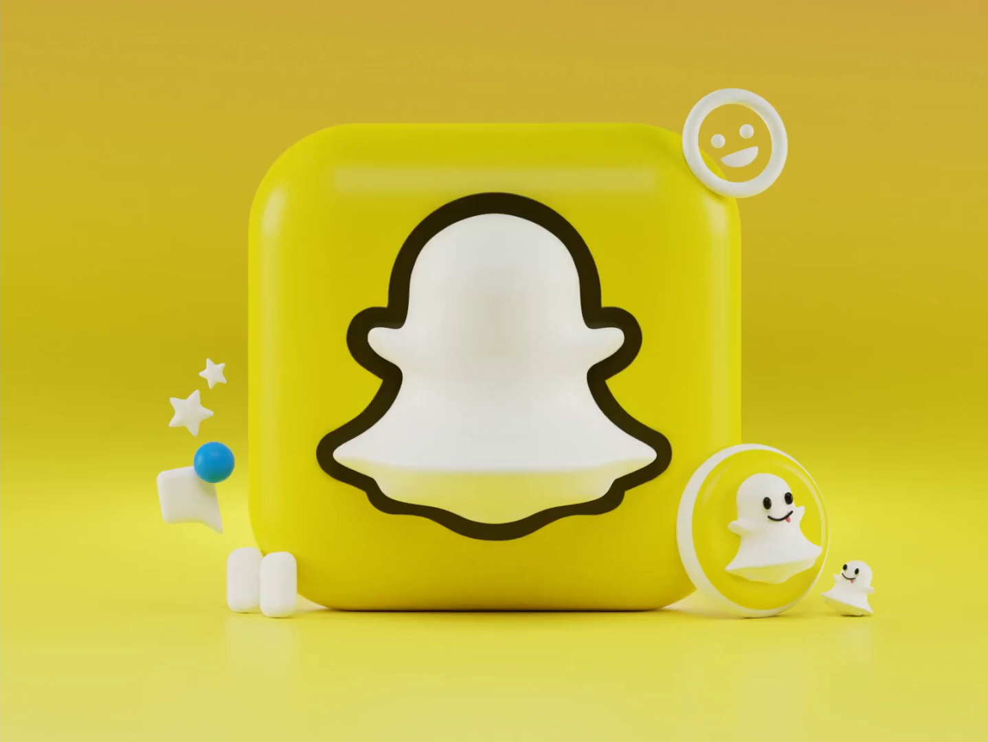 Snapchat 3d Icons Concept by Alexander Shatov on Dribbble