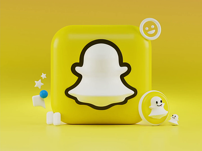 Snapchat 3d Icons Concept 3d 3d animation 3d modeling animation app big sur blender concept design ghost icon iconography illustration ios rainbow render snap snapchat spectacles water