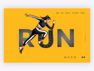 Run app app design apple application branding branding design charity clean design graphicdesign humanity landing design logo online race photoshop responsive sports typography ui ux ux vector