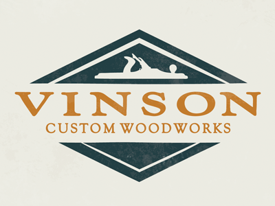 Vinson Custom Woodworks Mods handplane logo woodworking
