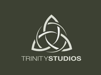 Trinity Studios helvetica neue light logo