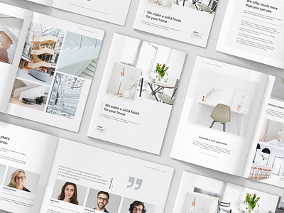Architectural Studio Portfolio Brochures Bundle 3 in 1