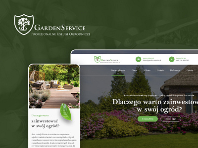 Garden Service – Web Design Photoshop Template