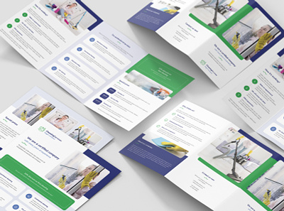 Cleaning Service – Brochures Print Templates brochure brochure design brochure template cleaning cleaning company cleaning services flyer flyer design flyer template indesign indesign template maid service photoshop photoshop template polishing sweep trifold brochure
