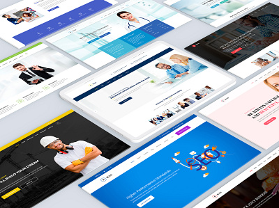 ELVO Business PSD Template beauty builder business consulting elvo free freebie medical psd psd template restaurant seo stomatology training ui ux wbesite web webdesign