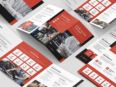 Mechanic – Car Repair Shop Brochure and Flyer Template