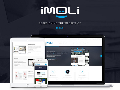 Imoli.pl – Interactive Agency – Website Redesign agency business company corporation creative imoli.pl interactive office redesign team website work