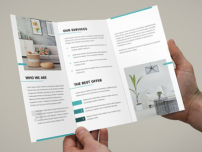 Brochure – Interior Design Tri-fold Template By Artbart On Dribbble