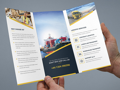 Brochure – Logistic Tri-Fold Template