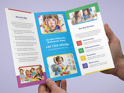 Brochure – Kindergarten Tri-Fold Template