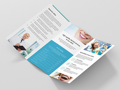Brochure – Dentist Tri-Fold Print Template
