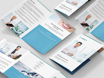 Dentist – Brochures Bundle Print Templates 10 in 1