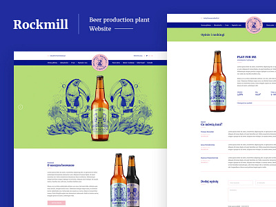 Rockmill Beer Website Webdesign