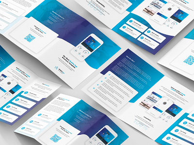 Mobile App – Brochures Bundle Print Templates 5 in 1 brochures iphone app mobile app mobile app design mockup photoshop templates print templates ui ui design uiux