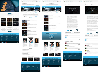Music Training Website Design