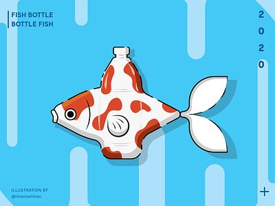 Rare Species animation artwork bottle fish flat flatdesign gogreen graphicdesign illustration illustrator minimalist motion ocean sea trash ui ux vector web webdesign