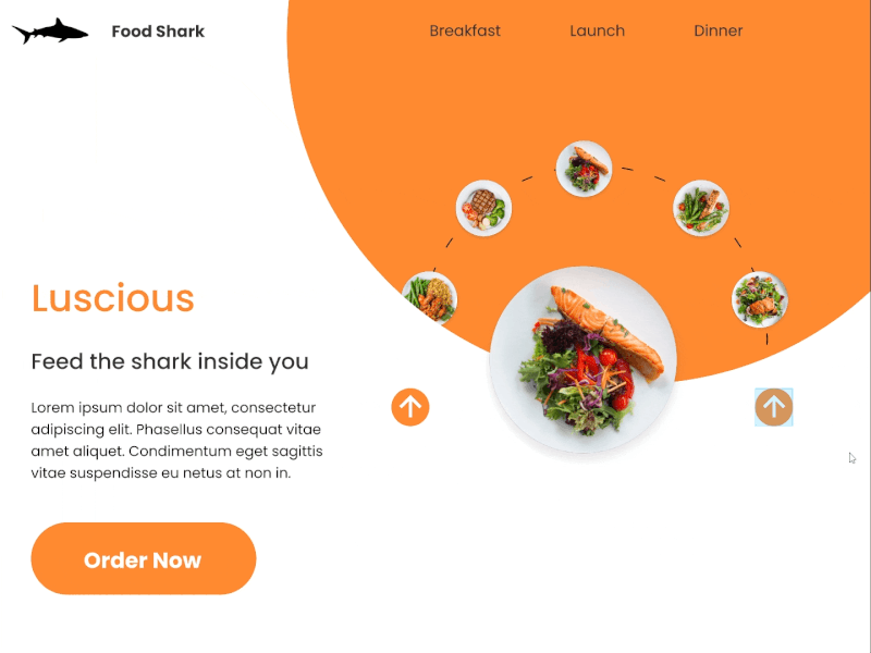 Food Shark ui