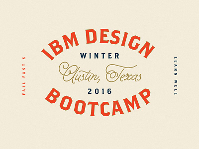 Bootcamp! bootcamp design bootcamp design thinking hive ibm ibm design logo sxsw type