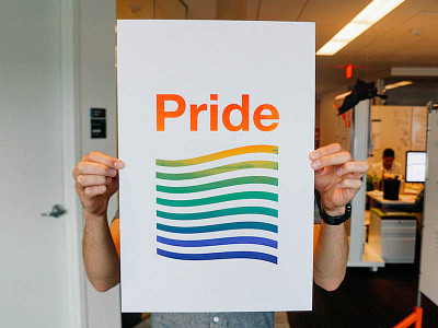 Pride austin pride ibm ibm design ibm make lab lgbt lgbtq make lab pride rainbow screen printing split fountain
