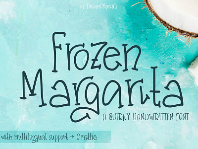 Frozen Margarita - Handwritten Font