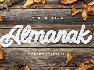 Almanak Modern Typeface | Script Font