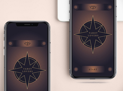 Tarot App branding design icon tarot ui ui design ux vector