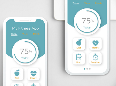 Fitness App app application design design fitness app ui ui desgin ui designers ux