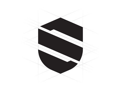 S Icon Badge badge icon logo logomark s s icon shield thicklines