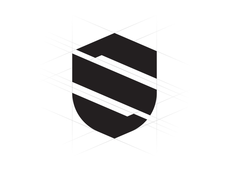 S Icon Badge badge shield s icon icon logo logomark s thicklines