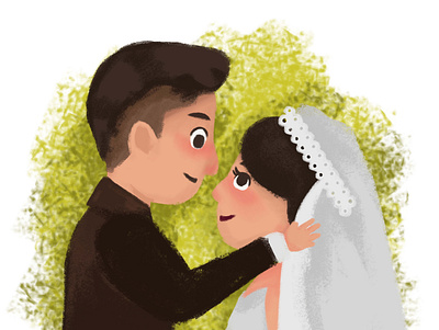 YASSS! I'M GETTING MARRIED character design chibi illustration marriage