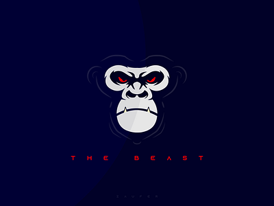 The Beast adobe illustrator animal vector beast beast mode creative design design design inspiration design of the day flat gorilla illustration illustrator ux vector