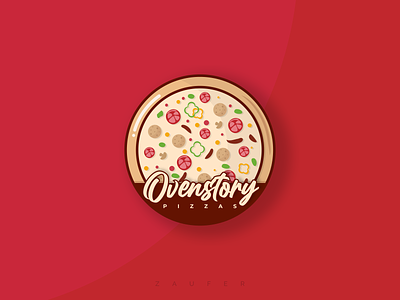 Ovenstory - Rebranding adobe illustrator art design design of the day flat illustration illustrator logo minimal pizza typography ux vector weekly challenge weeklywarmup