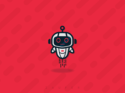 THE BOT adobe illustrator branding design design inspiration flat illustration illustrator minimal robot ux vector