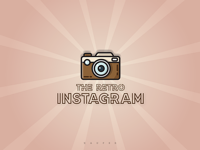 Retro Instagram adobe illustrator creative design design flat icon illustration illustrator instagram logo minimal retro retro design vector weekly warm-up weeklywarmup