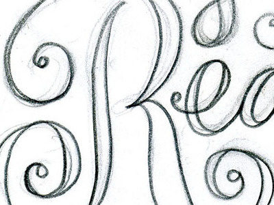 Concept Sketch hand drawn hand letter letter pencil r sketch