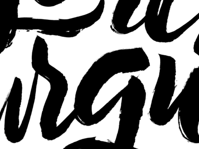 Brush Lettering calligraphy script lettering pentel brush lettering