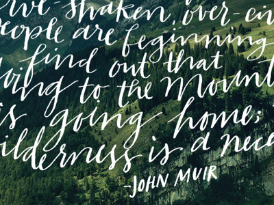 pointed pen quote about mountains calligraphy hand drawn hand lettering hand type john muir mountains pointed pen quotation quote