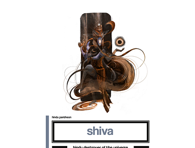 Shiva | Hindu god of destruction art character design character illustration concept concept art design illustra illustration mythology