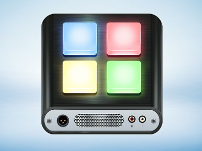Icon app buttons dj pad ios ui user interface