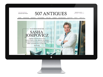 507 Antiques design web