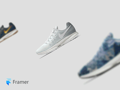 Nike's shoes anim framer gif graphic motion nike shopping