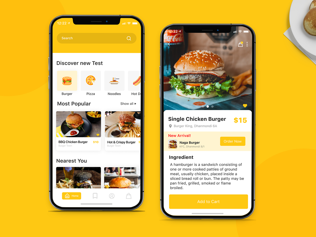 Food Delivery- Full App Concept by Shomitro KG 🇧🇩 on Dribbble