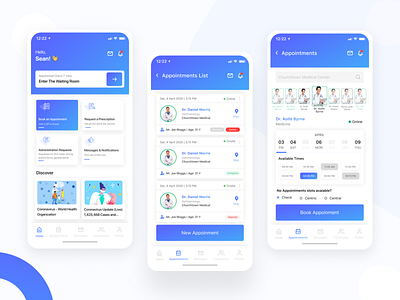 Medical Mobile App UI Concept