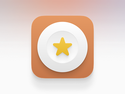 The Food App Icon design icon illustration ios logo mac macos