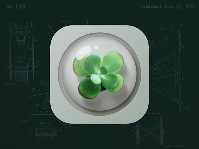 Plant App Icon app app icon design graphic design icon ios